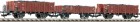 521210 Fleischmann Set of 3 Gondola cars with coal load
